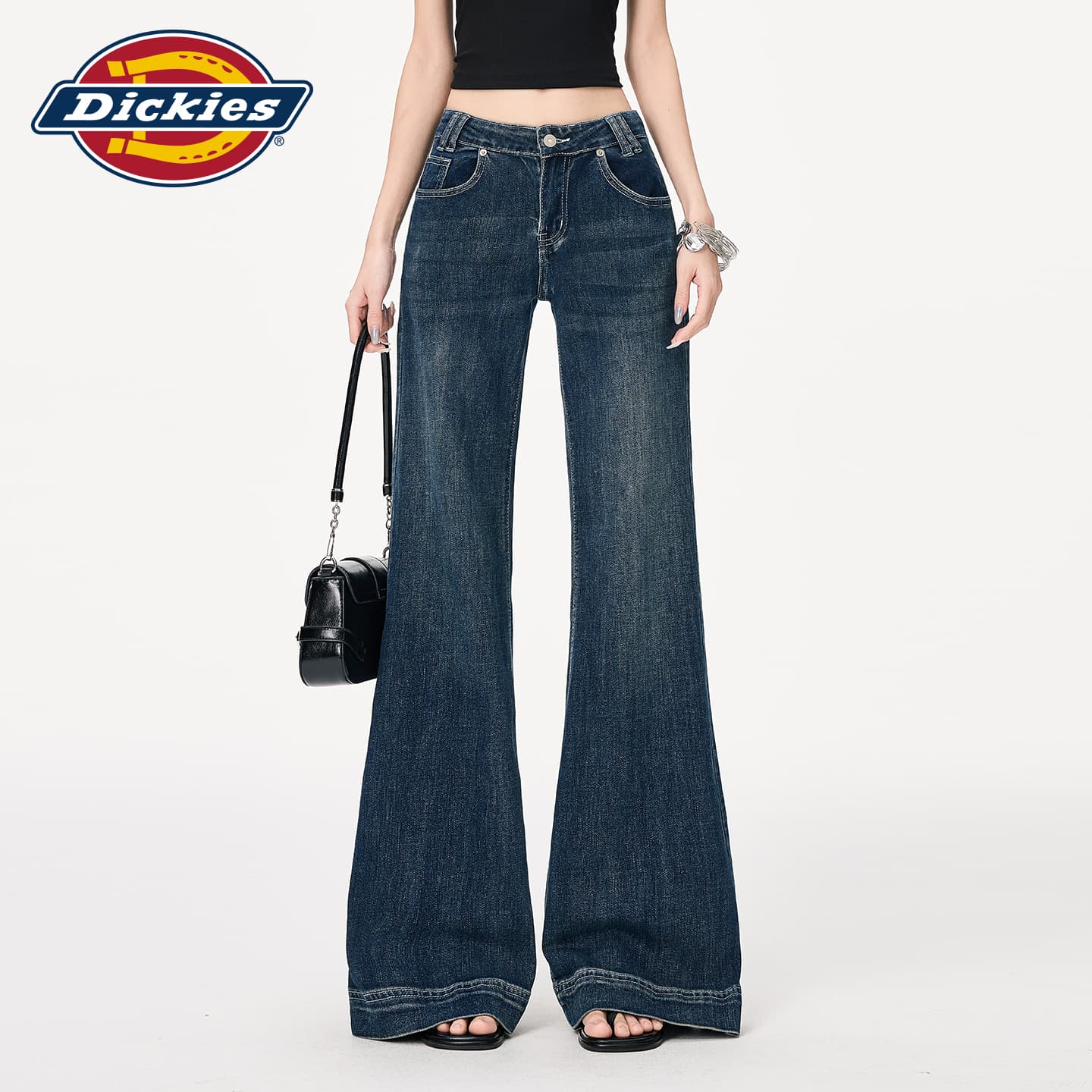 Джинсы Dickies Синие Брюки Женские Джинсы - изображение 4