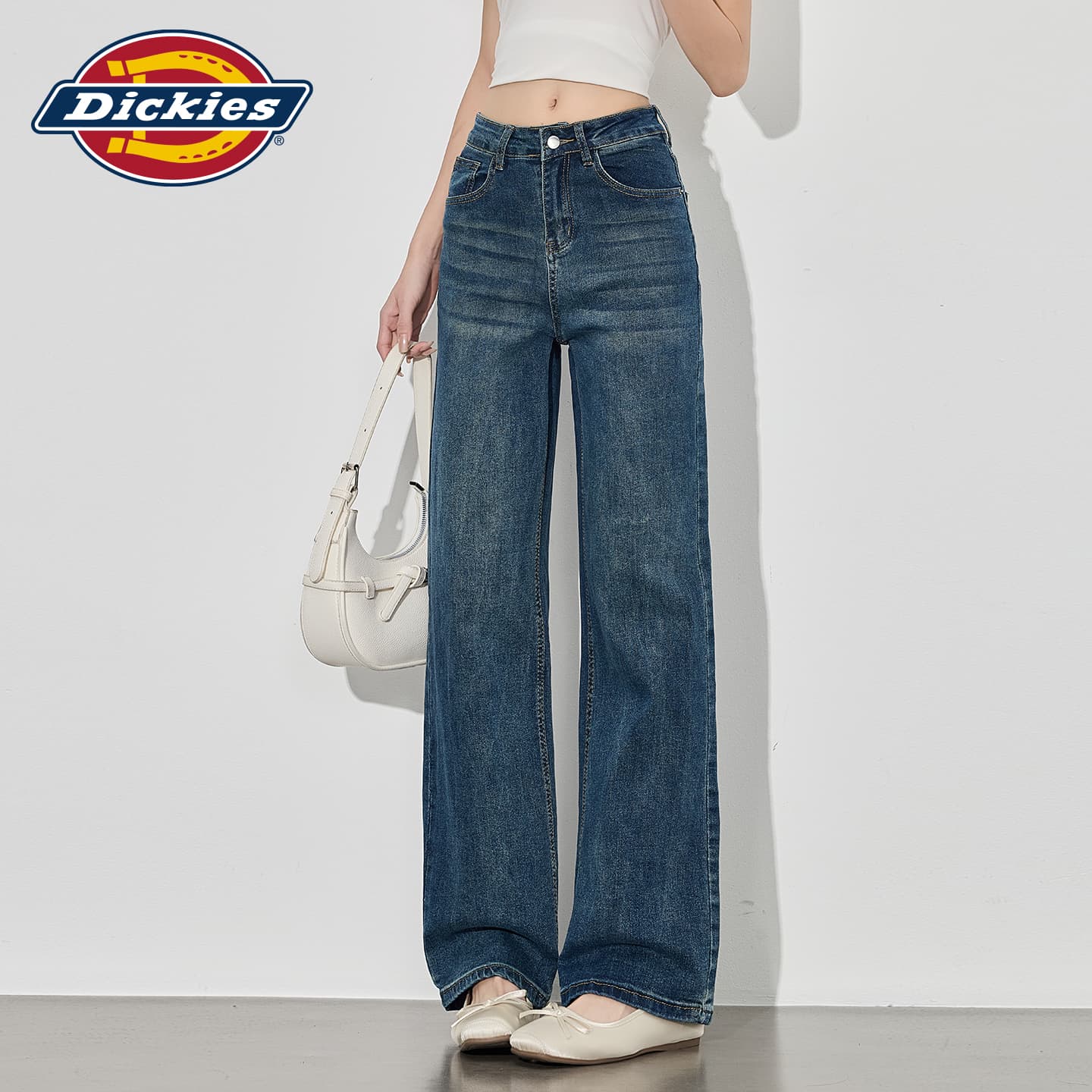 Джинсы Dickies American Blue Extended Length Women's Jeans Дикси Американский Синий Удлиненные Женские Джинсы - изображение 3