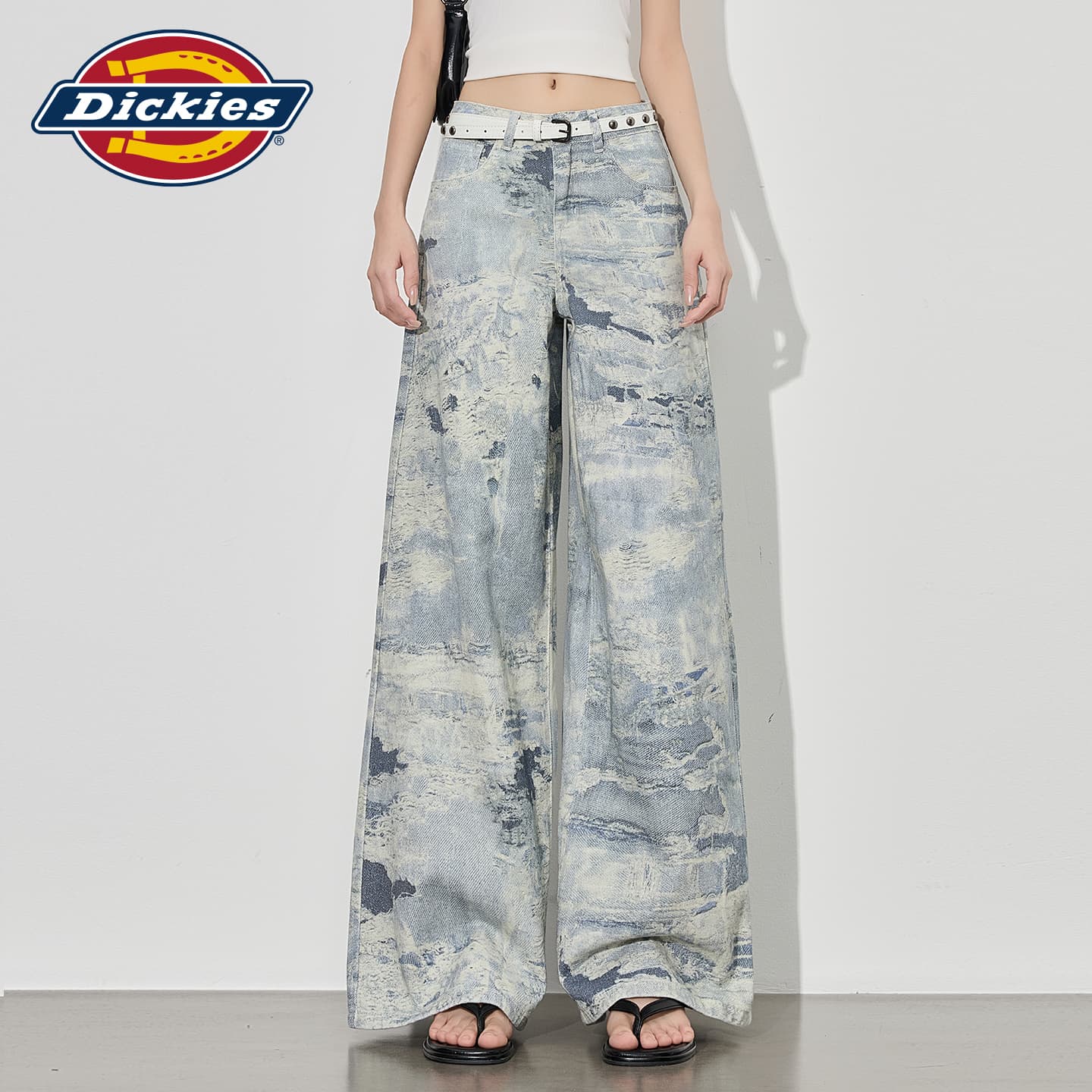 Джинсы Dickies Tie Dye Брюки Женские Джинсы - изображение 4