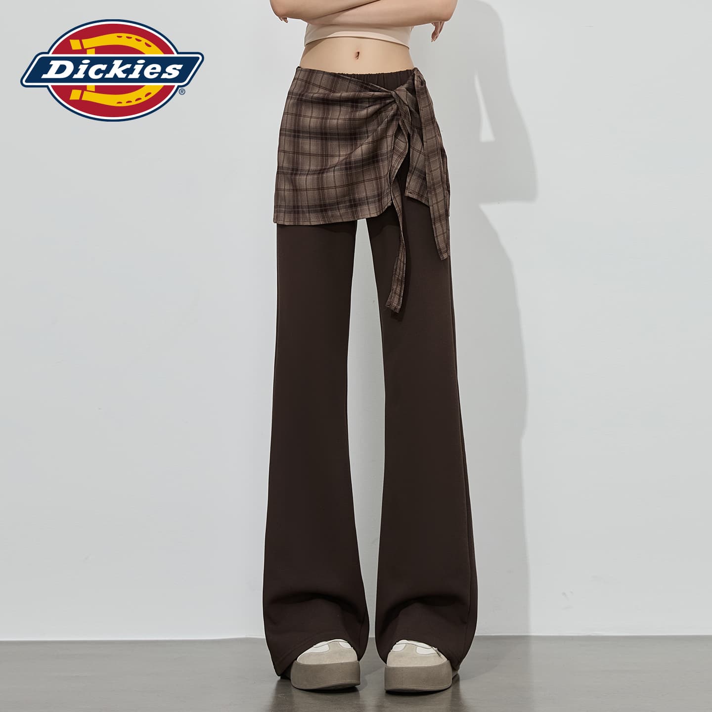 Штаны Dickies Коричневые Женские Повседневные Брюки - изображение 4