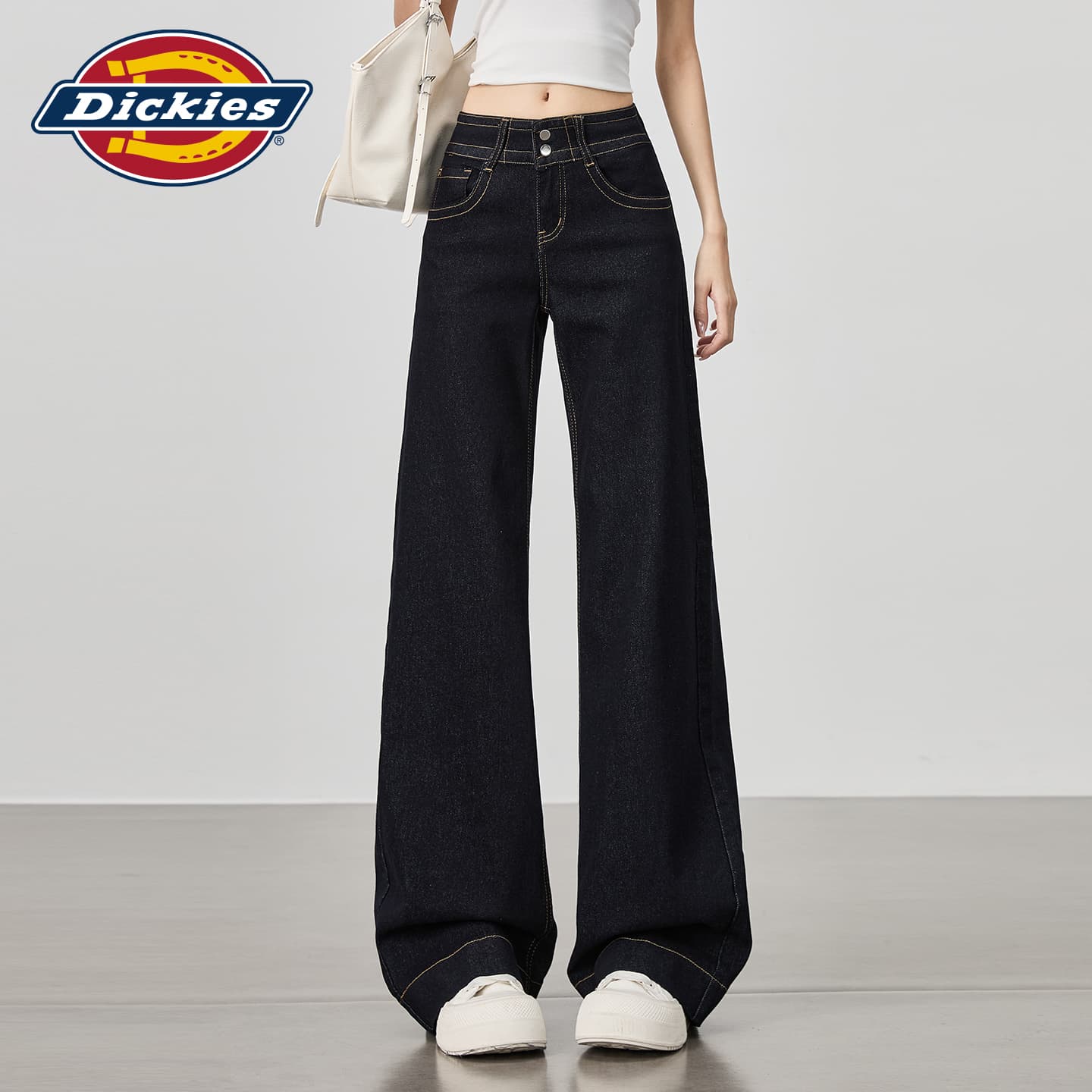 Джинсы Dickies Деним Оригинальный Синие Брюки Женские Джинсы - изображение 4