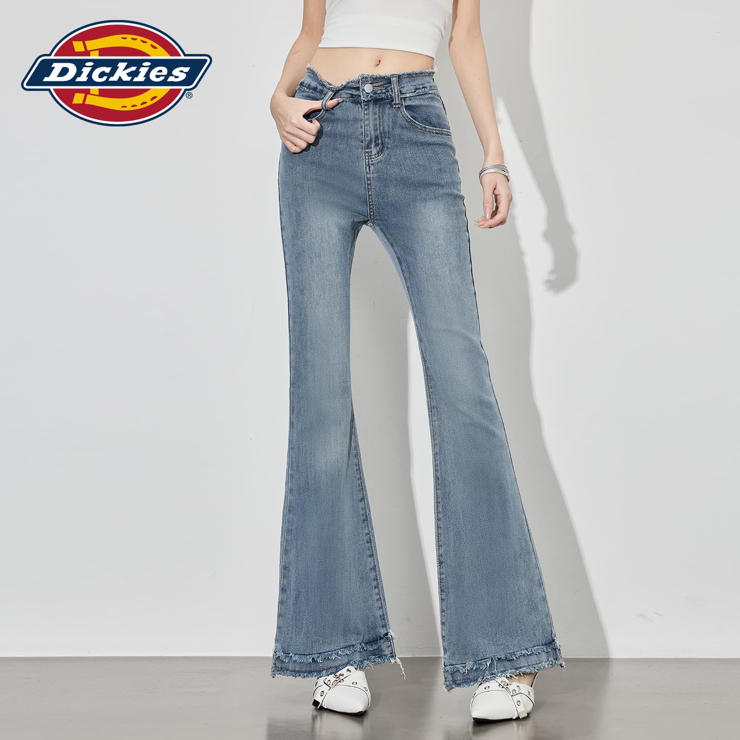 Джинсы Dickies Освежающий вариант Брюки Женские Джинсы - изображение 6