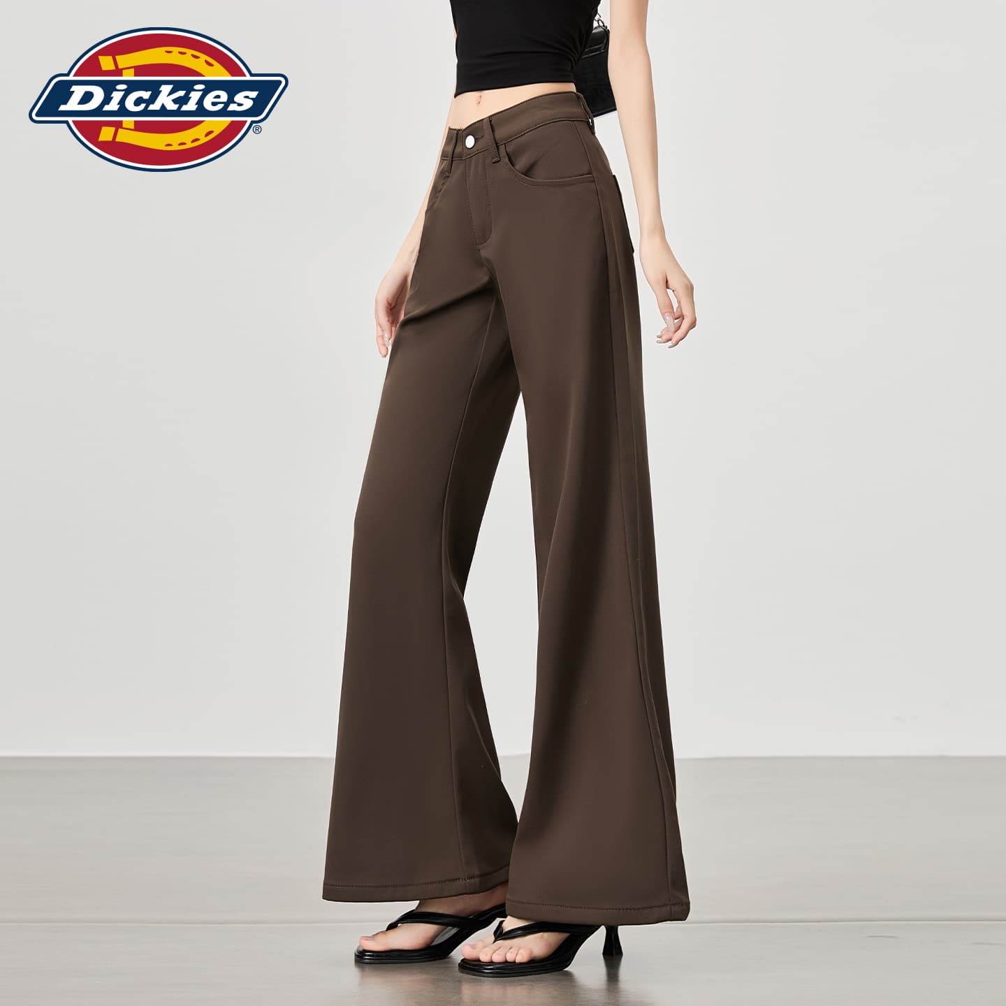 Штаны dickies Кофе Удлиненная длина Женские Повседневные брюки - изображение 5
