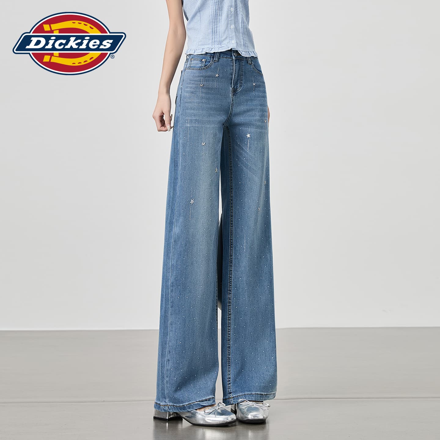 Джинсы Dickies Blue Extended Length Women's Jeans Dickies Синий Удлиненный Женский Джинсы - изображение 6
