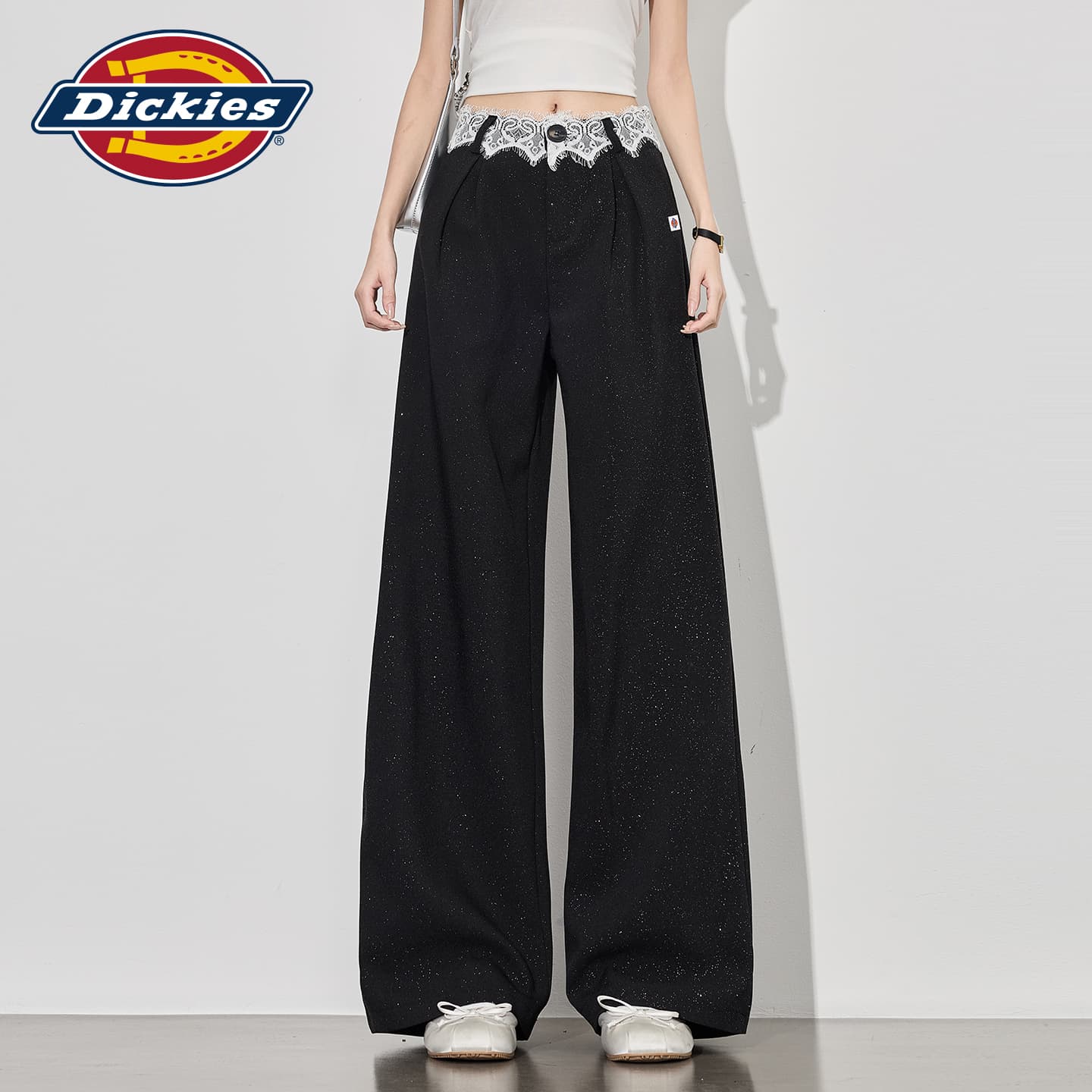 Штаны dickies Черный с увеличенной длиной Женские Повседневные брюки - изображение 4