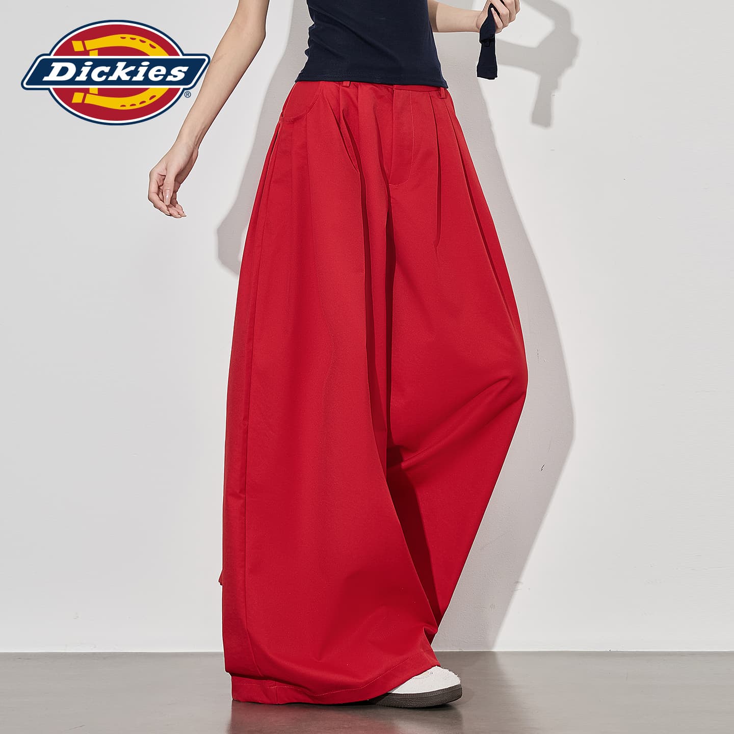 Штаны Dickies Red Women's Casual Pants Dickies Красный Женские Повседневные Брюки - изображение 6