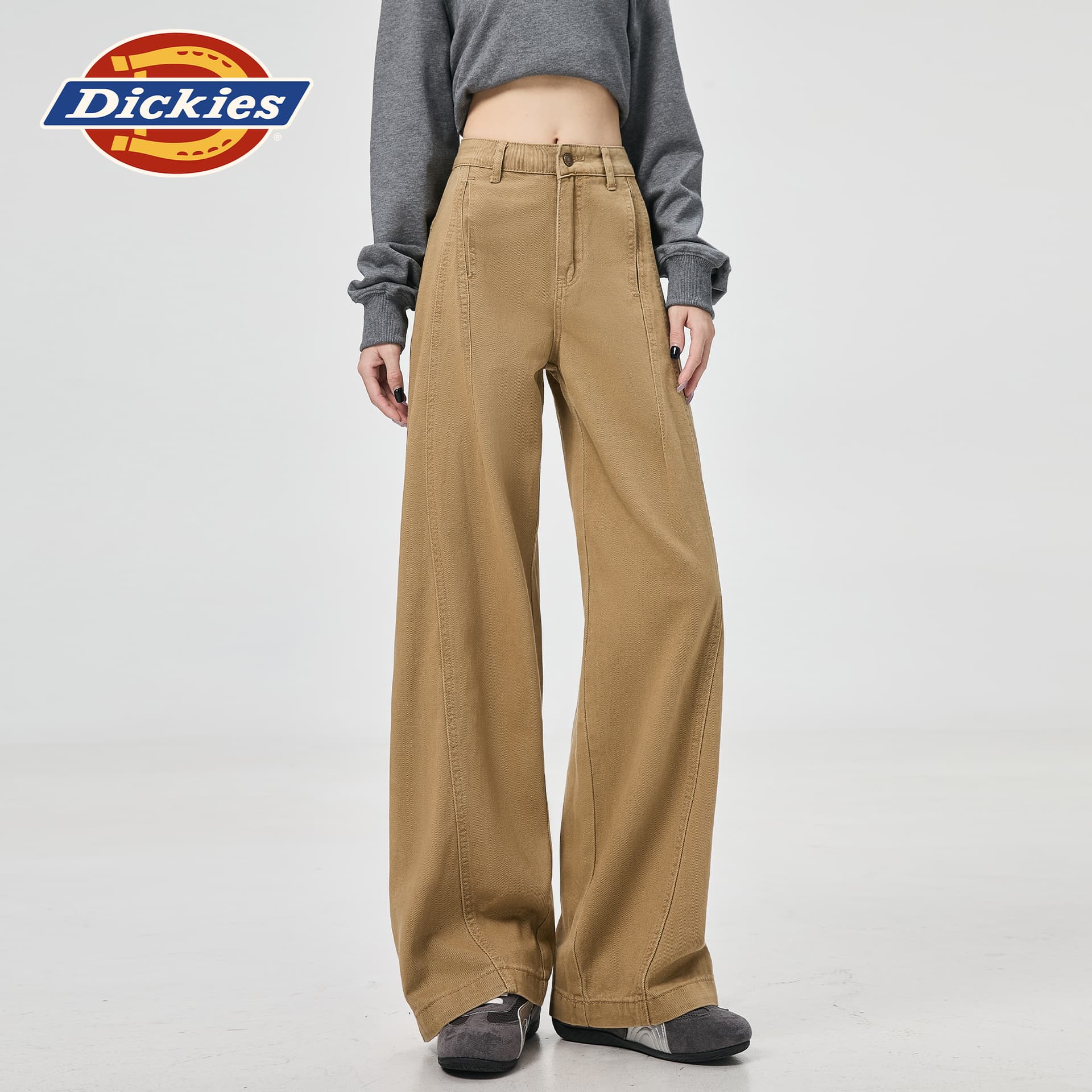Джинсы dickies Хаки Брюки Женские Джинсы - изображение 3