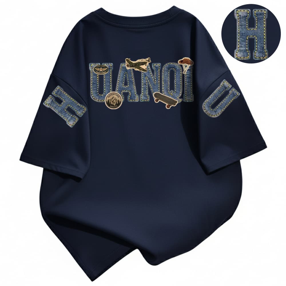 Футболка HUANQIU Унисекс T-рубашки - изображение 3