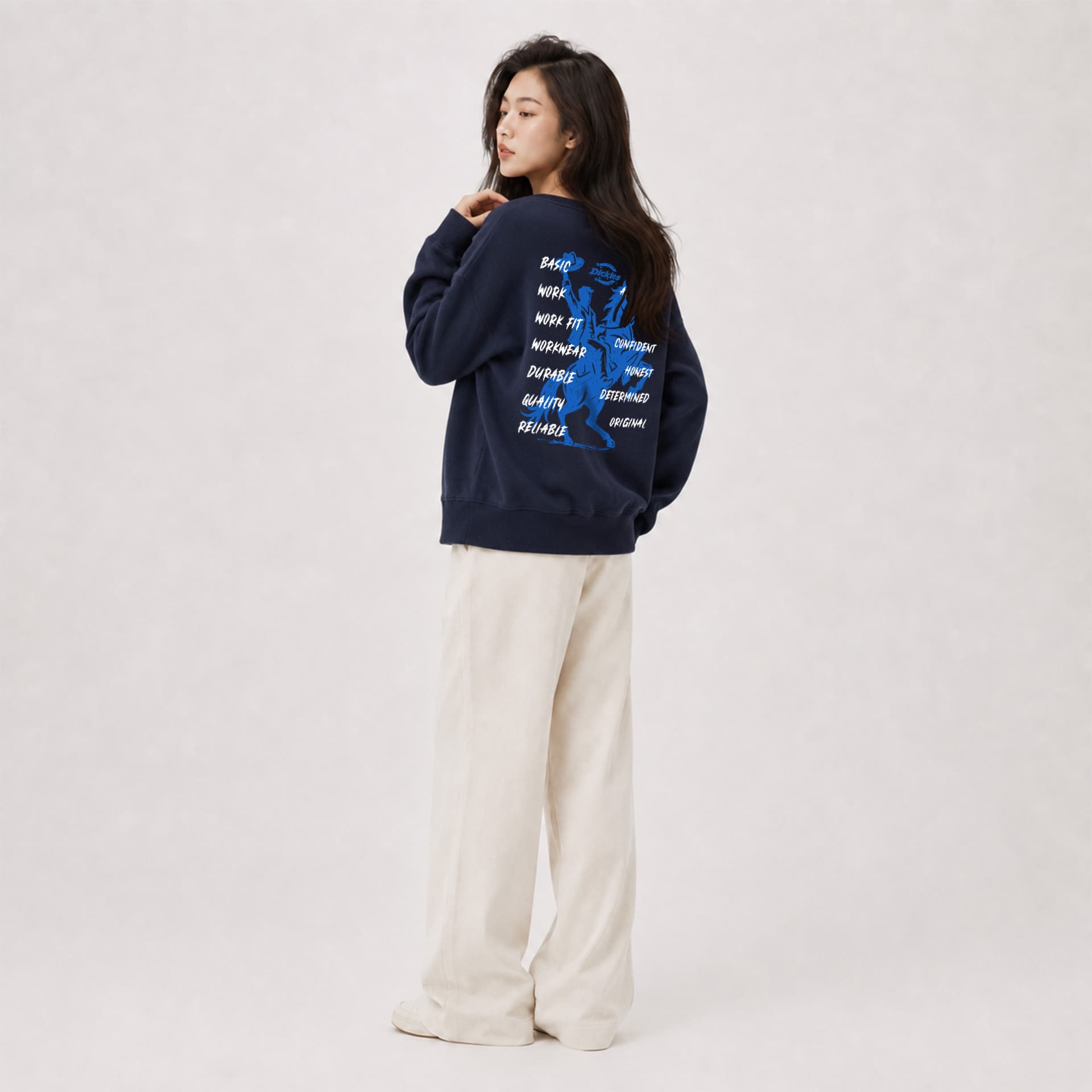 Кофта dickies Свитшот с круглым воротником Женские - изображение 3