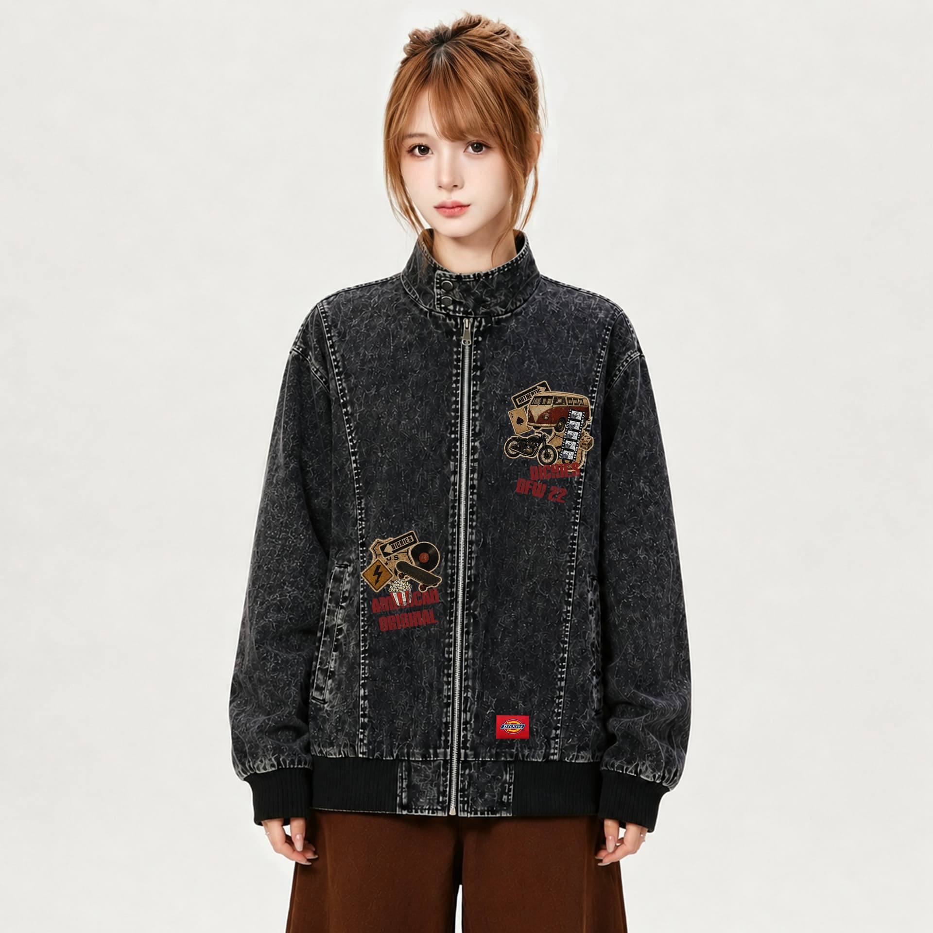 dickies Женские Джинсовые куртки - изображение 4