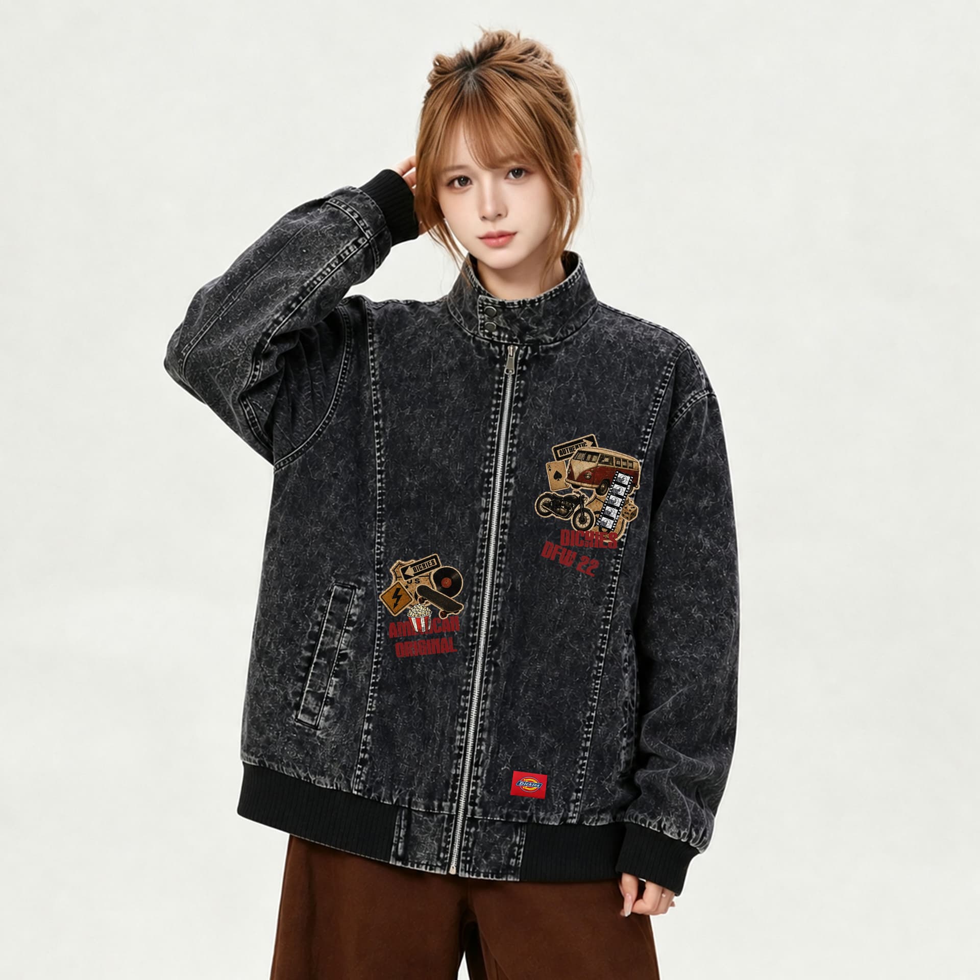 dickies Женские Джинсовые куртки - изображение 3