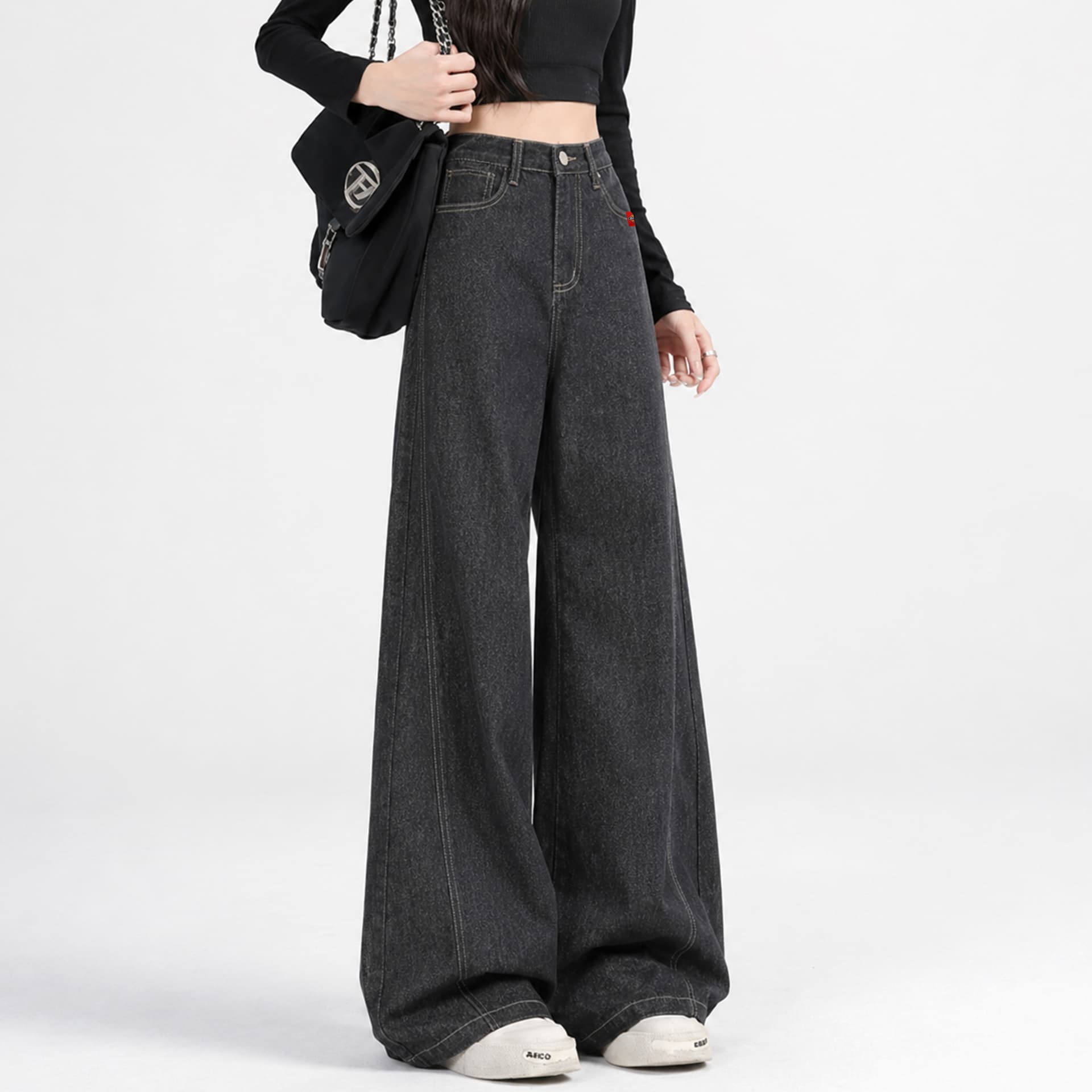 Джинсы dickies Оригинальный Корова Черный хаки Женские Джинсы - изображение 3