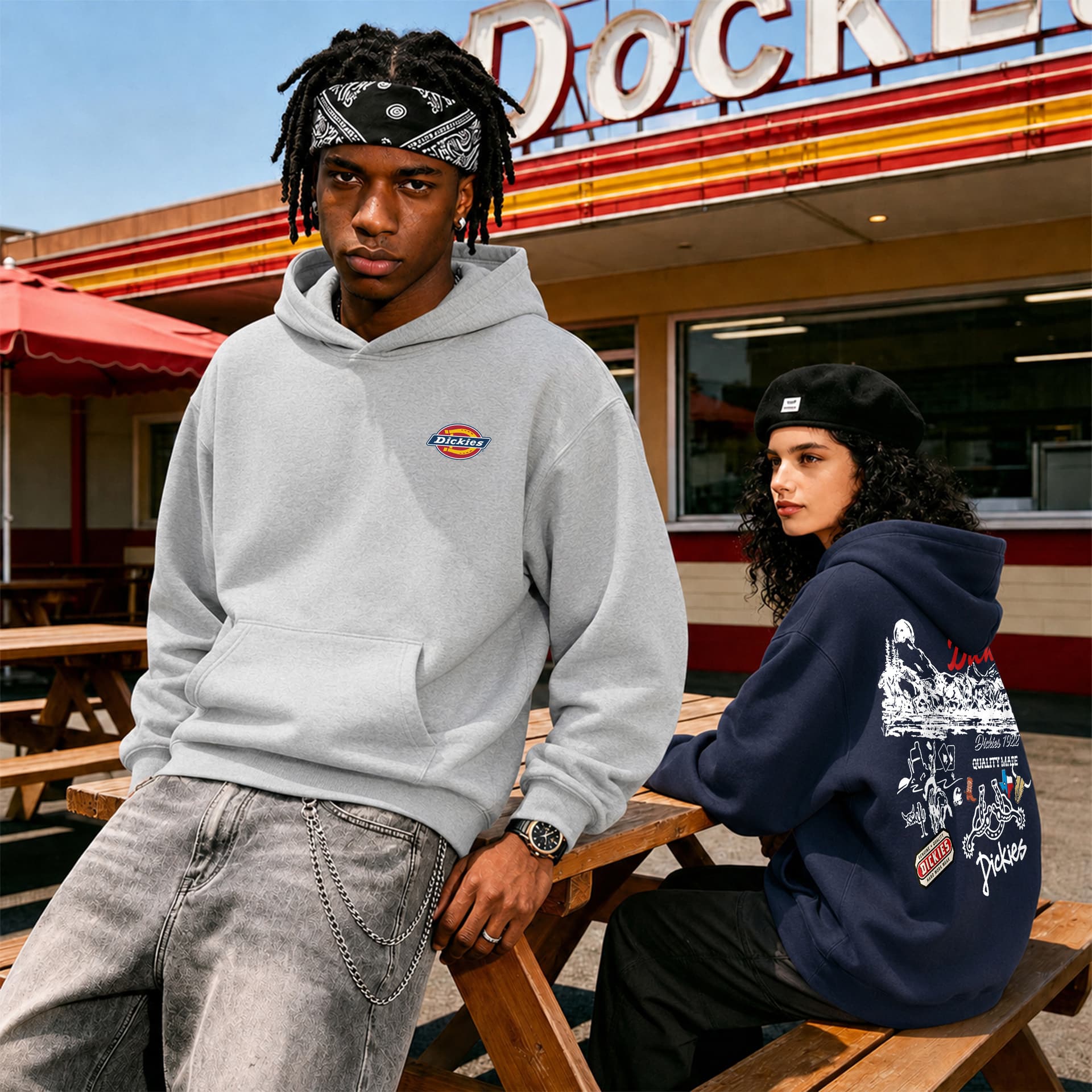 Худи Dickies Унисекс Толстовка - изображение 4