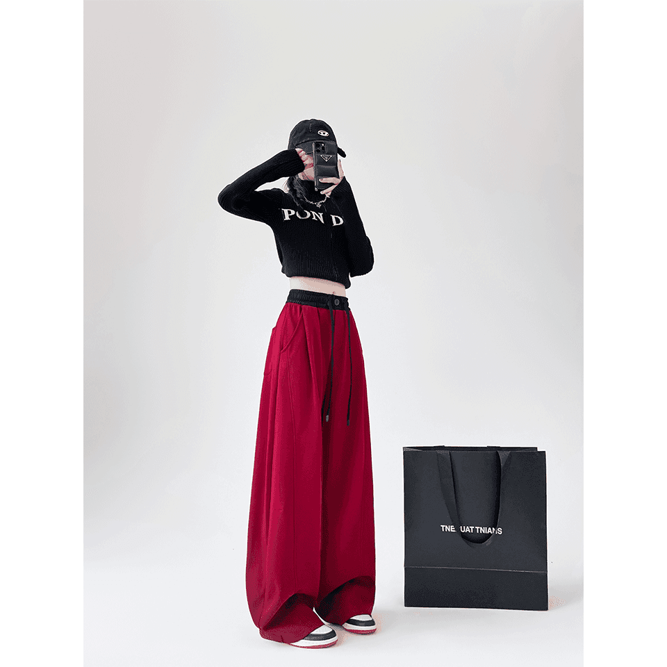 Штаны Dickies Red Women's Casual Pants Dickies Красный Женские Повседневные Брюки - изображение 3