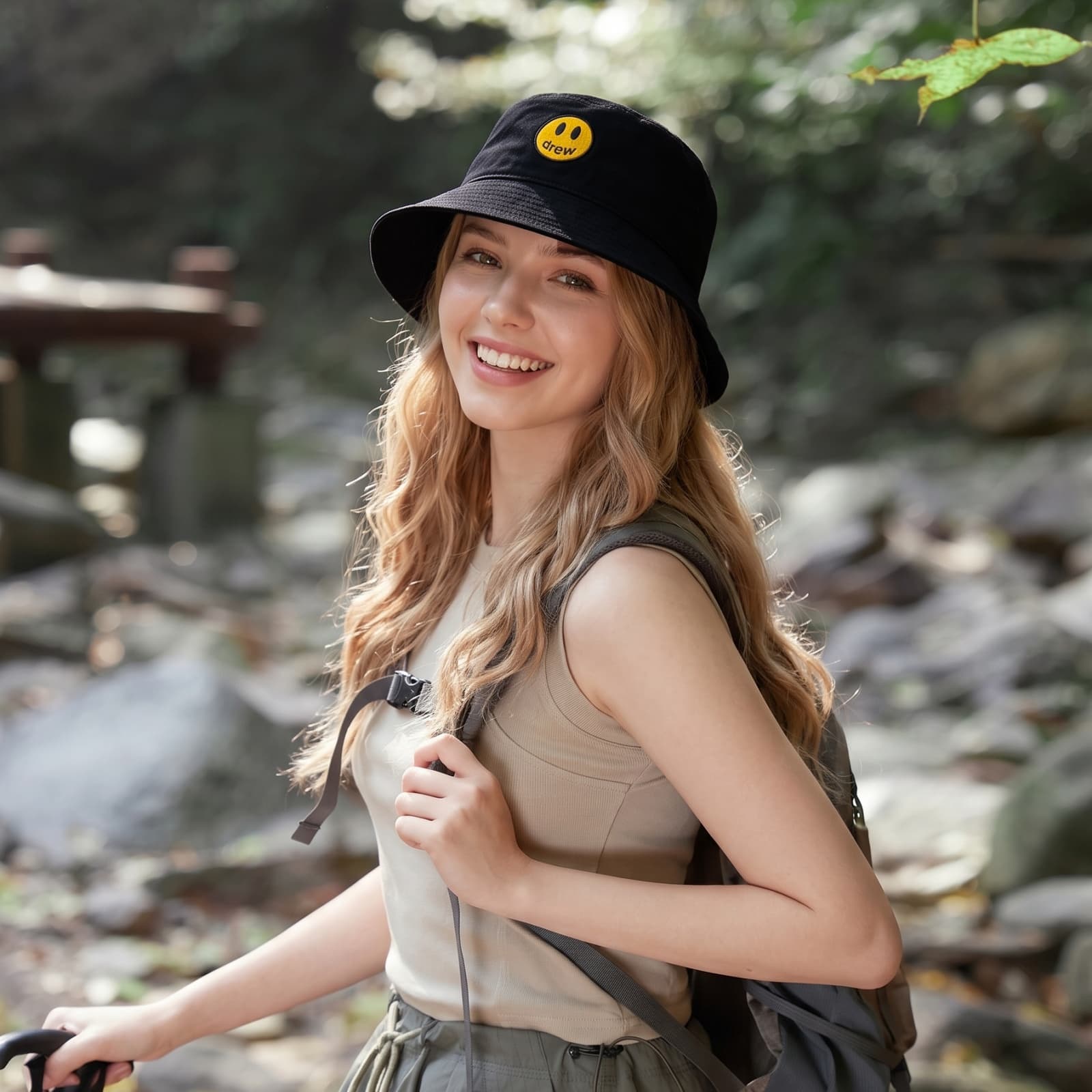 Панама Drew House Smiley Collection Хлопковые Панамы Унисекс - изображение 4