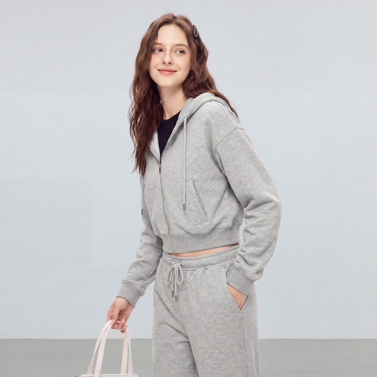 FOREVER 21 Вересковый серый Женские Повседневные костюмы - изображение 5