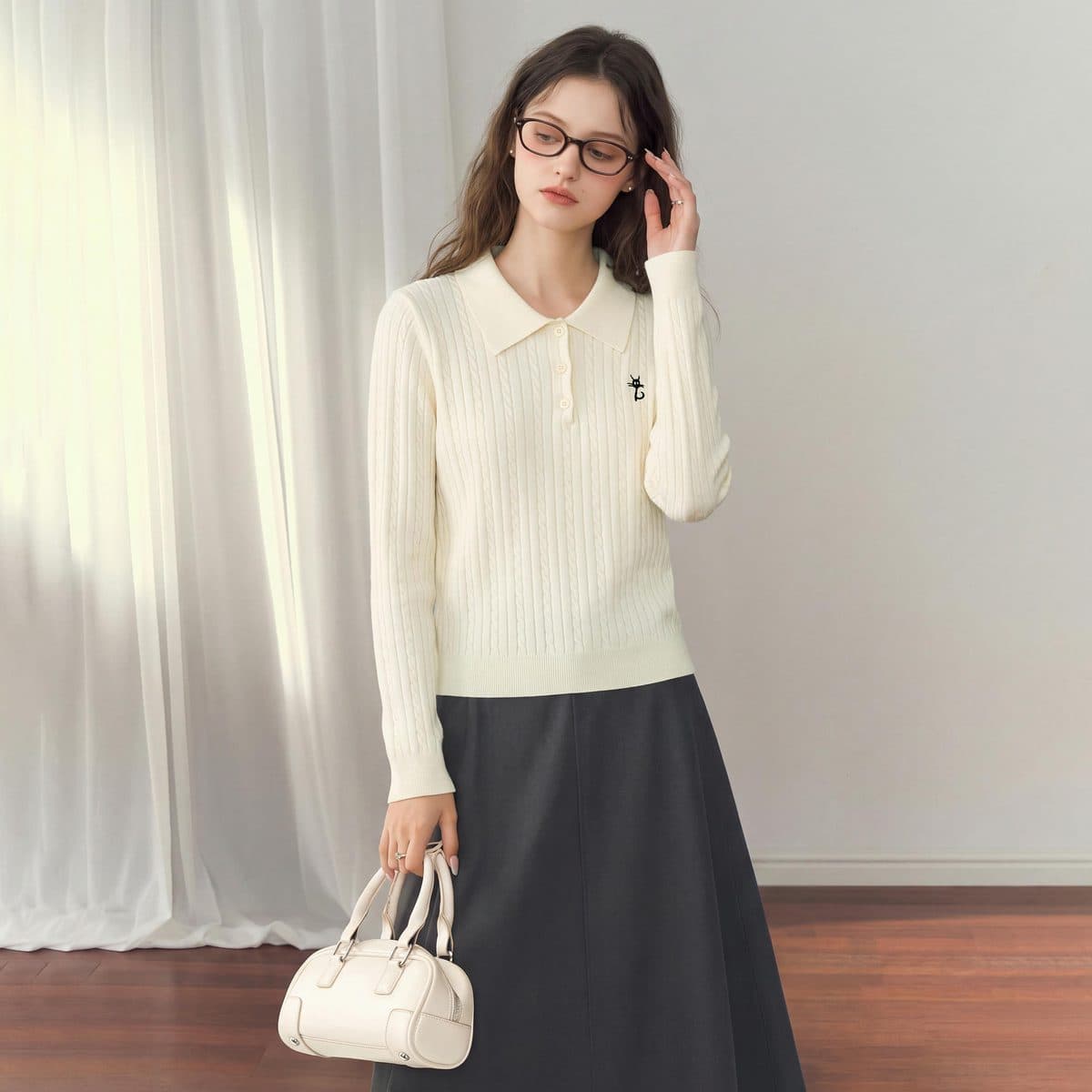 Кофта FOREVER 21 Бежево-абрикосовый Женские Трикотаж - изображение 3