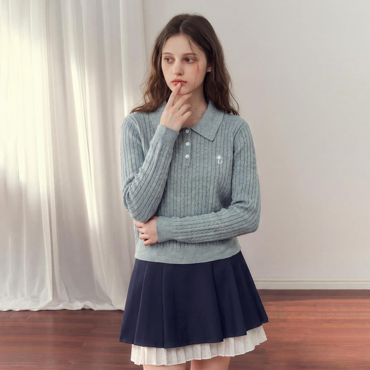 Кофта FOREVER 21 Прохладный Темно-серый Женские Трикотаж - изображение 6