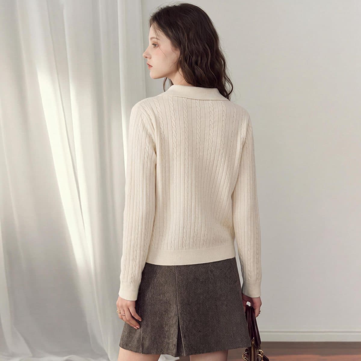 Кофта FOREVER 21 Овсяный Женские Трикотаж - изображение 2