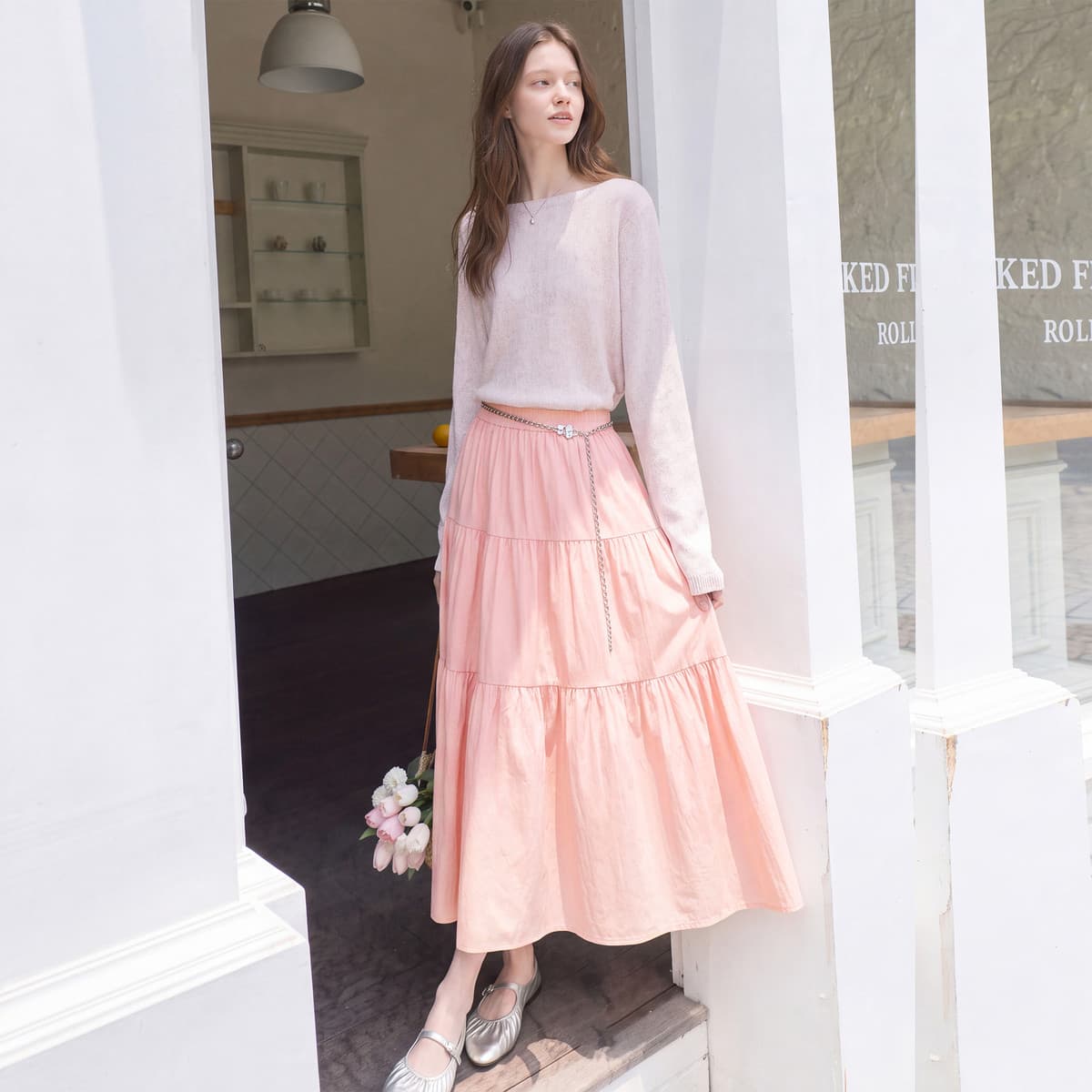 Юбка FOREVER 21 Женская одежда Повседневный Длинный Юбка Женские - изображение 3