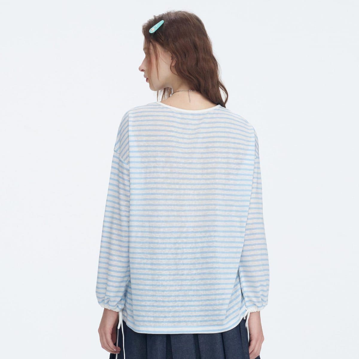 Футболка FOREVER 21 Синий тон Женские T-рубашки - изображение 4