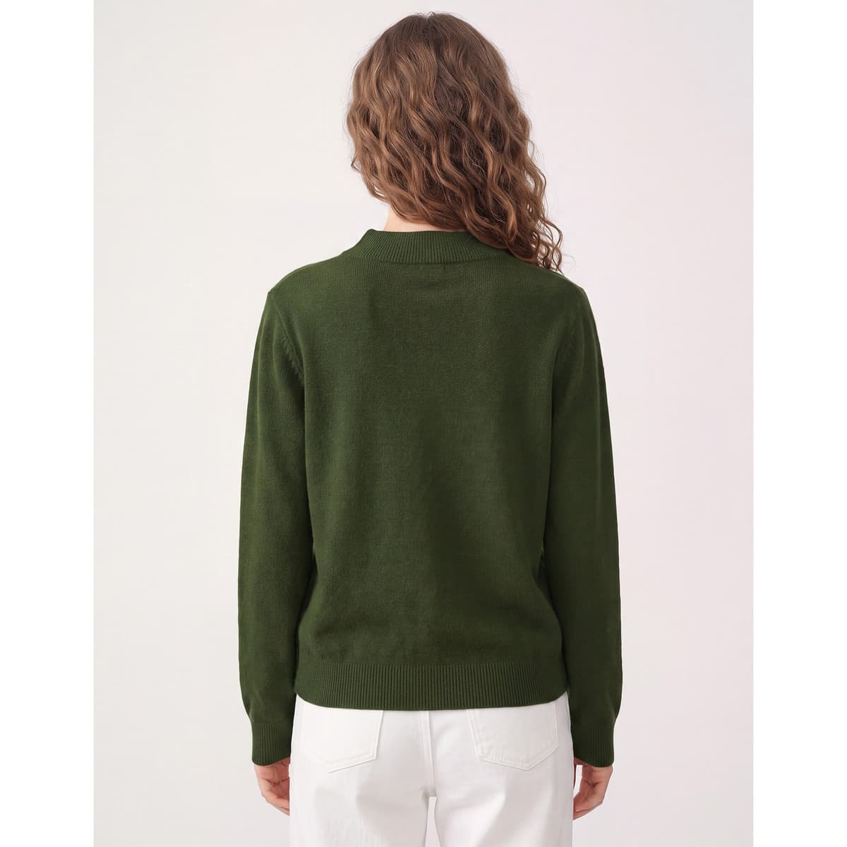Кофта FOREVER 21 Сосновый зеленый Женские Трикотаж - изображение 2