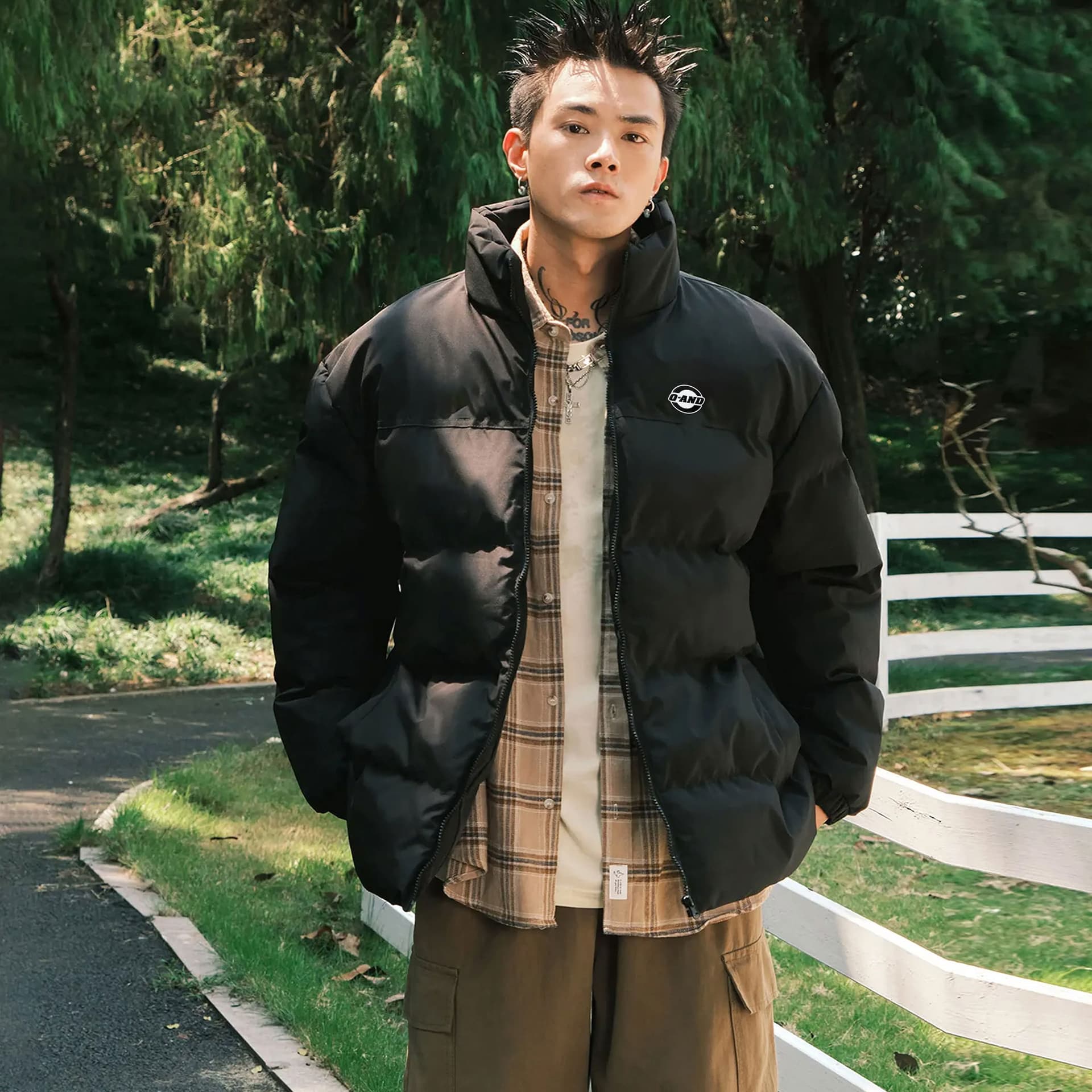 Зимняя куртка Q And Унисекс Пуховики - изображение 3