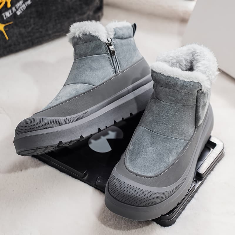 SHIBU Зимний Удобный Fashion Versatile Снежное поле Флисовая подкладка Антискользящий Платформа Утепленная обувь - изображение 5