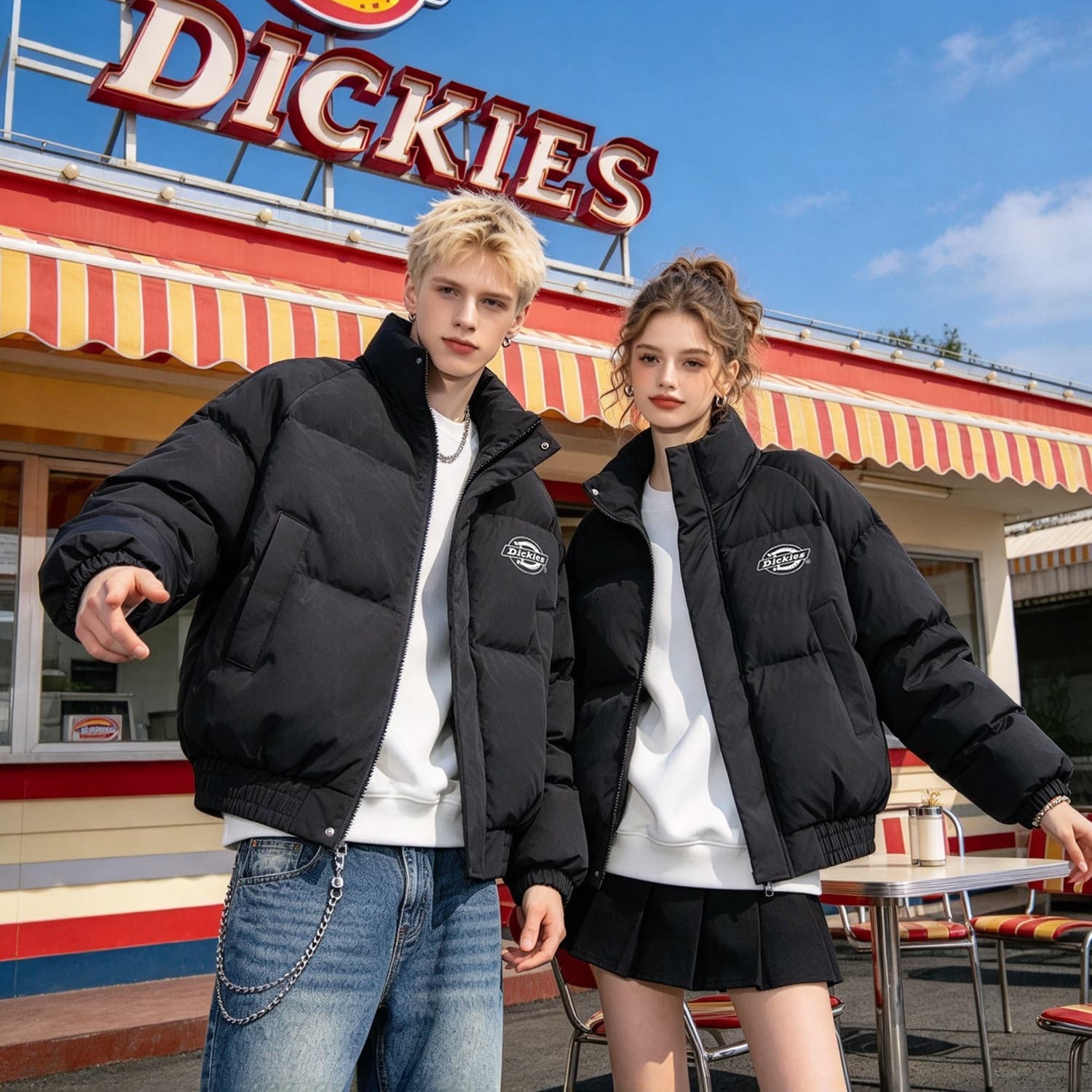 Зимняя куртка пуховик dickies Унисекс Куртки на синтепоне - изображение 3