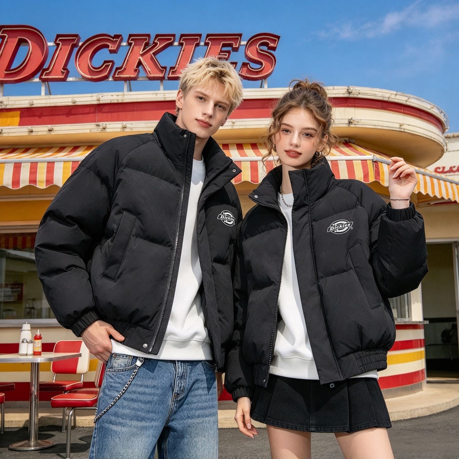 Зимняя куртка пуховик dickies Унисекс Куртки на синтепоне - изображение 4