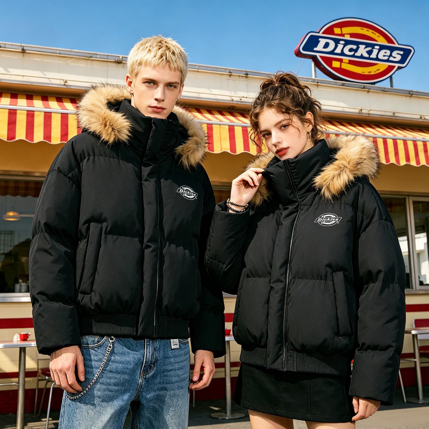 Зимняя куртка пуховик dickies Унисекс Куртки на синтепоне - изображение 4