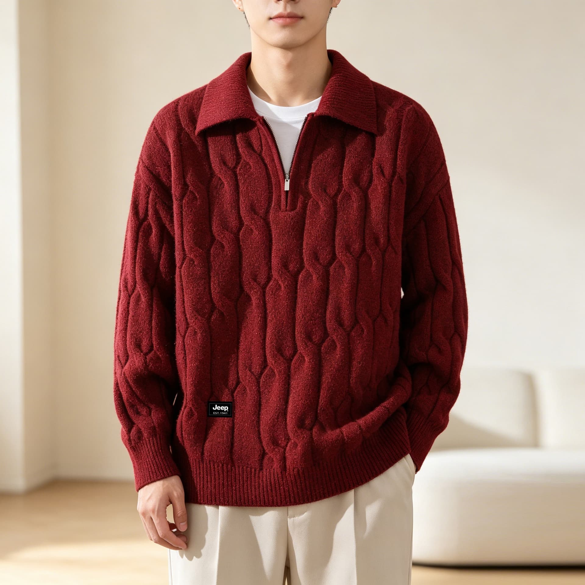Кофта Jeep Leisure Collection Унисекс Свитеры - изображение 4