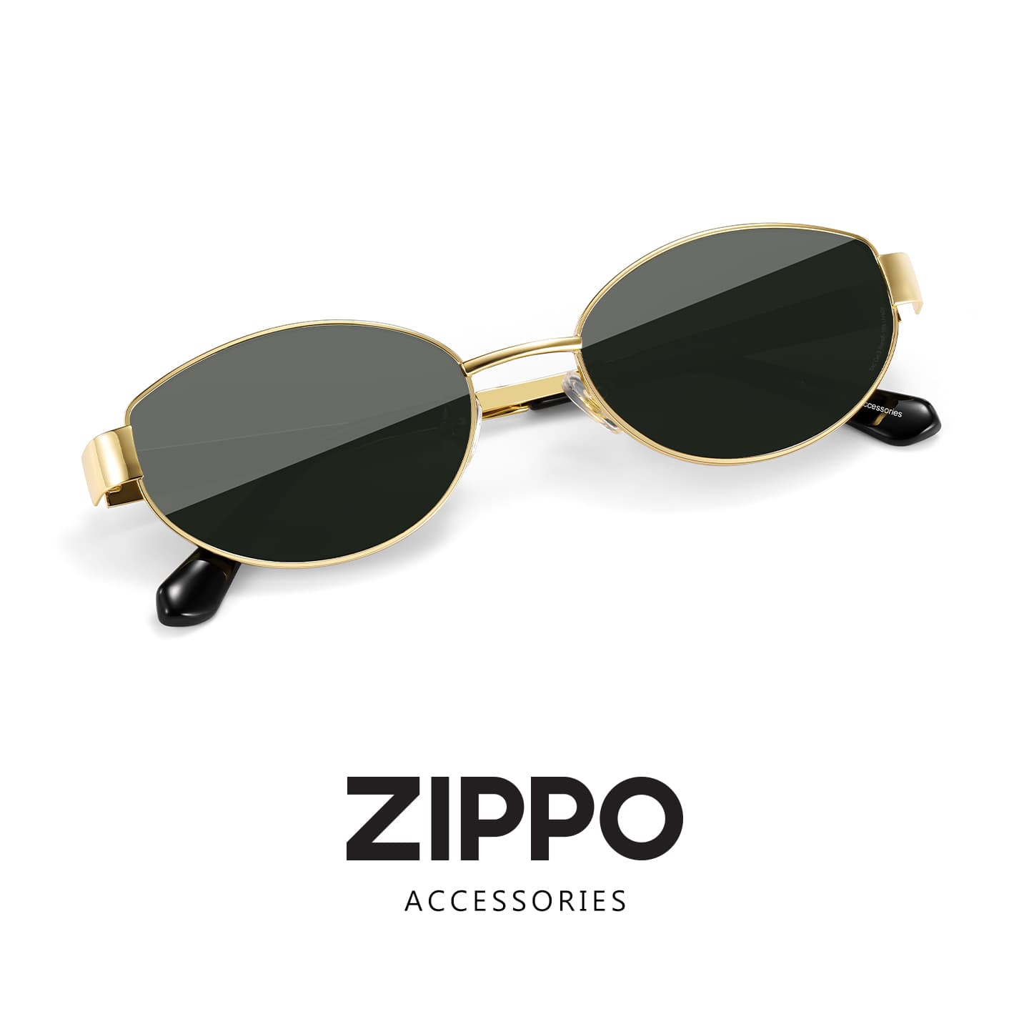 Солнцезащитные очки ZIPPO Мельхиор OVAL SUNGLASSES Унисекс - изображение 5