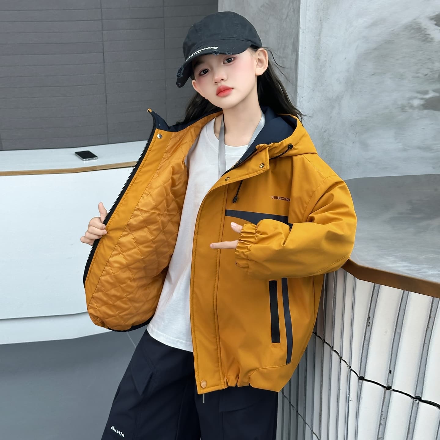 SHIBU 2518 1 Тыква Утепленный Альпинистское приключение Одежда Kids Туристическая одежда - изображение 5