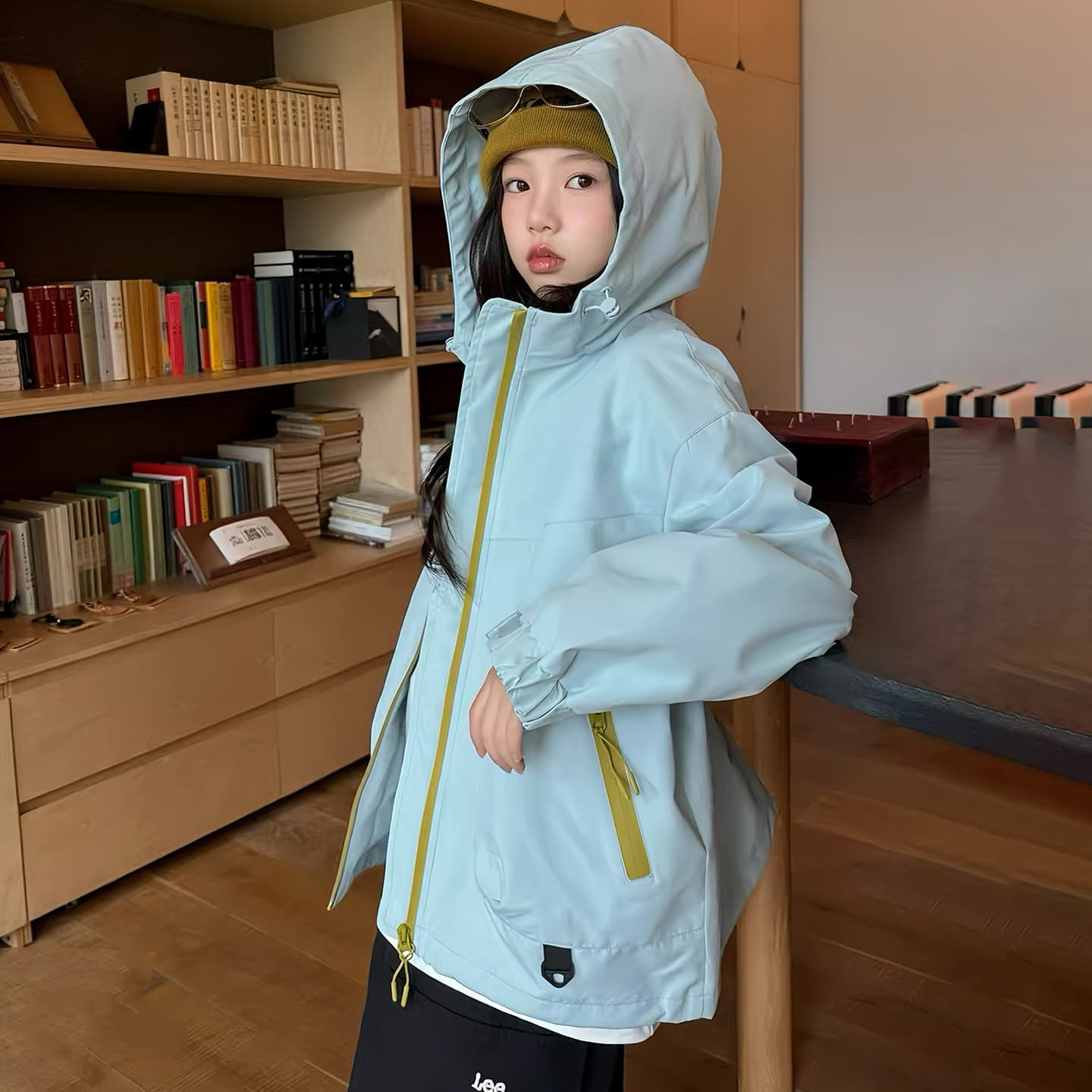 SHIBU Y6523 Девочки Синий Ветровки Синий Kids Туристическая одежда - изображение 5