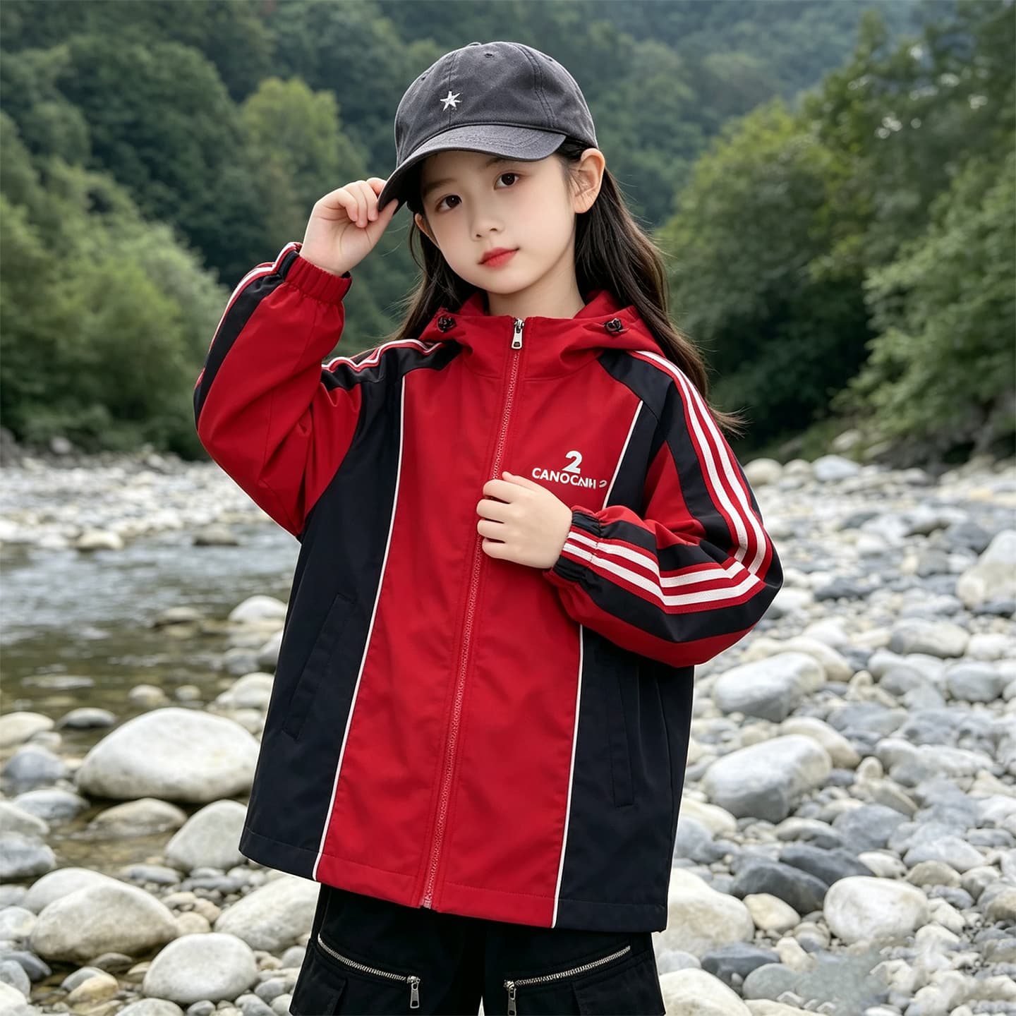 SHIBU 2622 Вельвет Тренчкот Красный Kids Туристическая одежда - изображение 2
