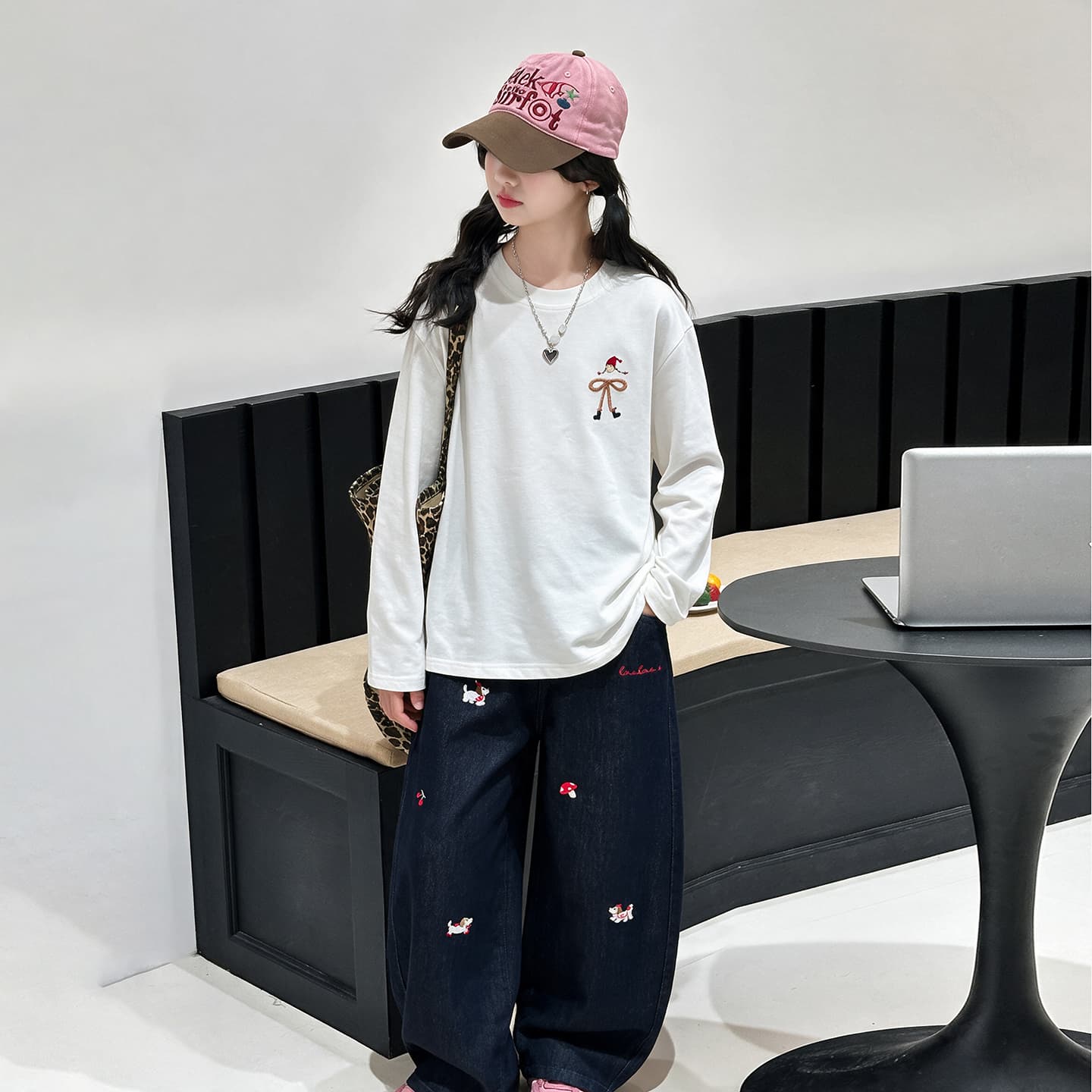 SHIBU 79051 Топ+Штаны Kids Повседневный Спортивный Костюм Комплекты - изображение 3