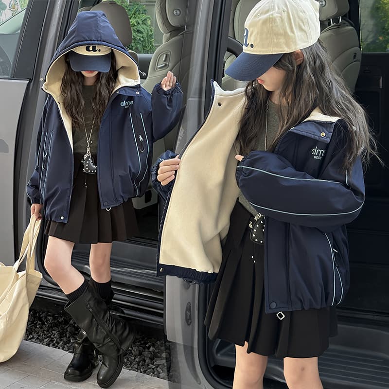 SHIBU A05 Composite Утолщенный Ветровка Изображение Kids Утеплённые Куртки - изображение 2