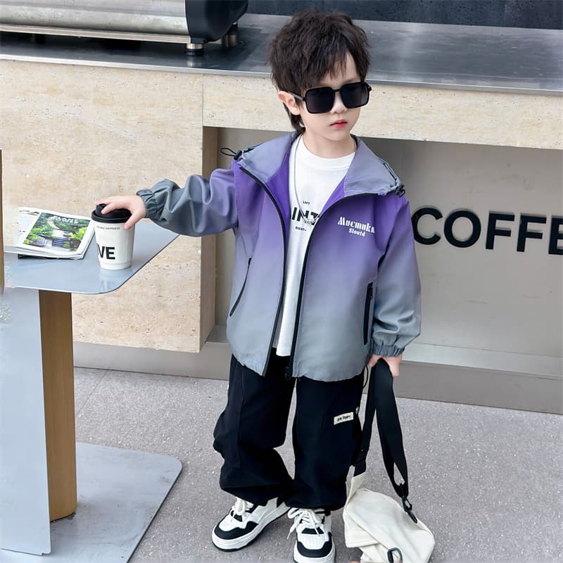 SHIBU Lundby 24 16 Стиль Цвет Изменяющийся Тренчкот Фиолетовый Kids Туристическая Одежда - изображение 2