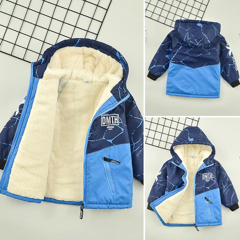 SHIBU 8832 PARKA Пальто Синий Kids Туристическая одежда - изображение 3