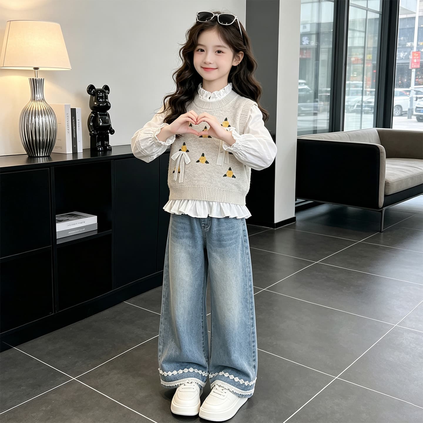 SHIBU 26186 Моделизм Трехкомпонентный комплект Kids Повседневные спортивные костюмы Наборы - изображение 4