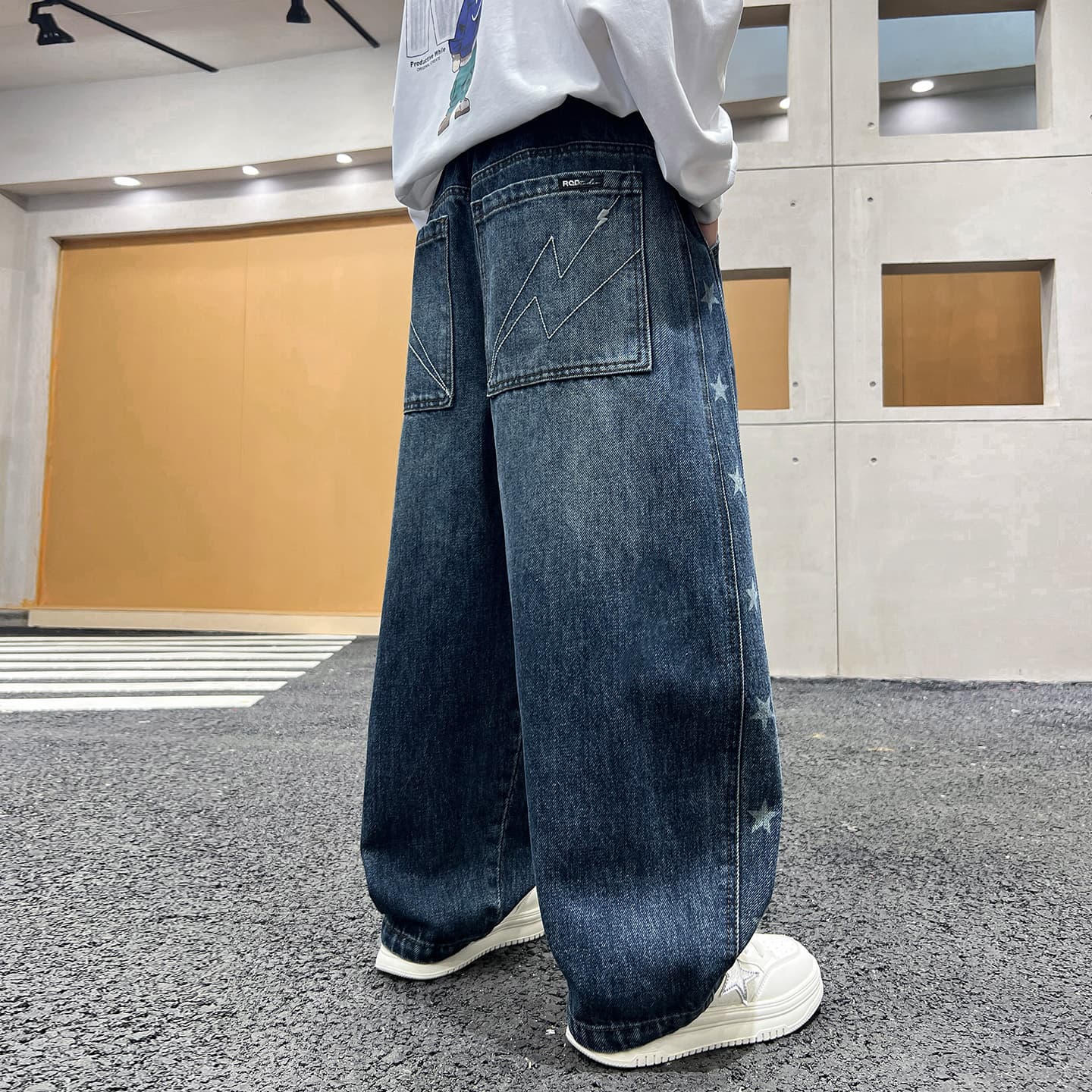 SHIBU HF6211 Blue Kids Jeans - изображение 2