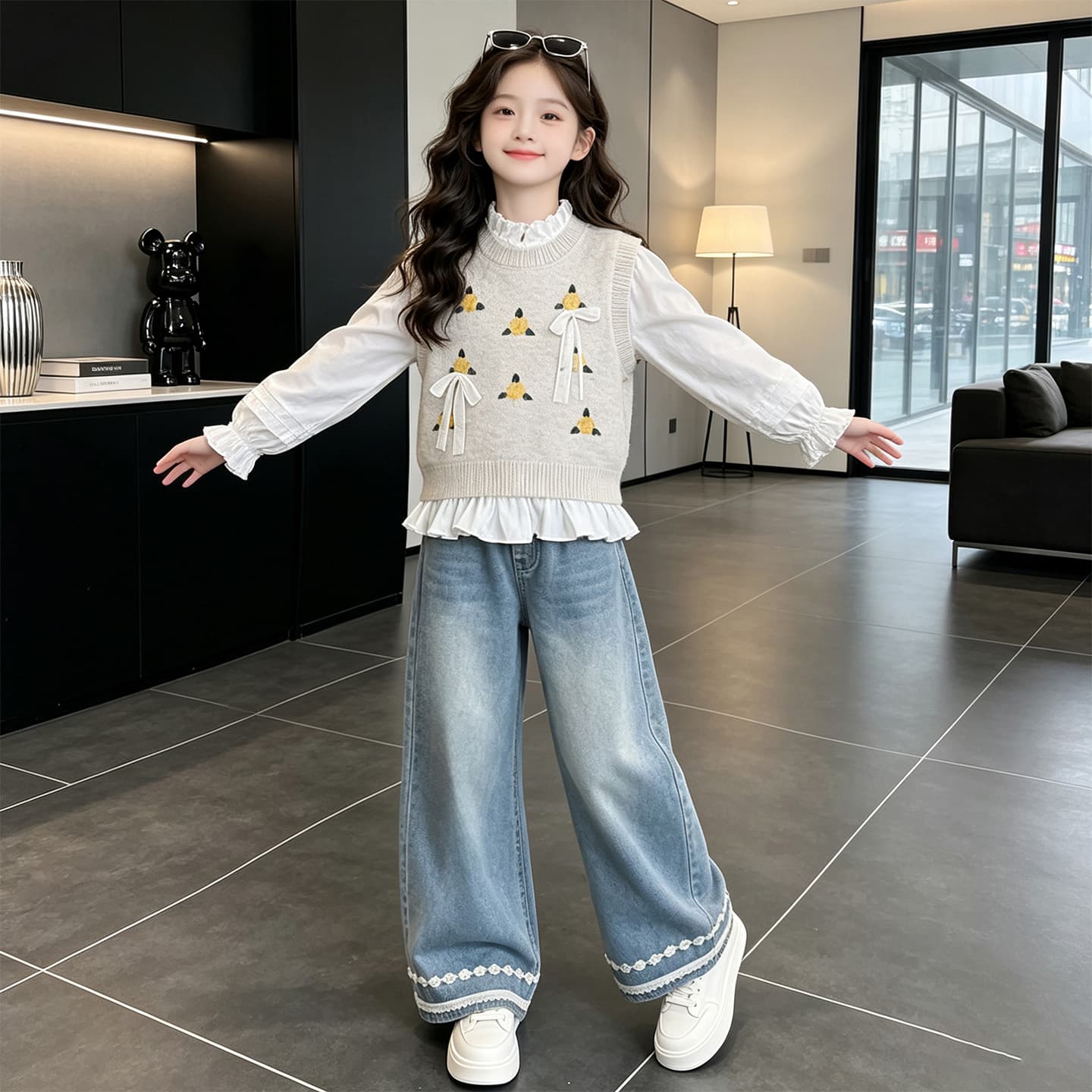 SHIBU 26186 Моделизм Трехкомпонентный комплект Kids Повседневные спортивные костюмы Наборы - изображение 2