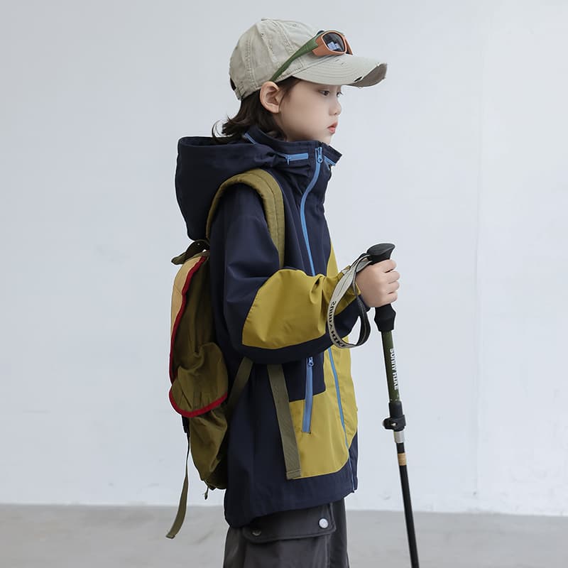 SHIBU LBQW8868 Dual Combo COLOR Hooded Ветровка 1 Темно-синий Синий Kids Туристическая одежда - изображение 3