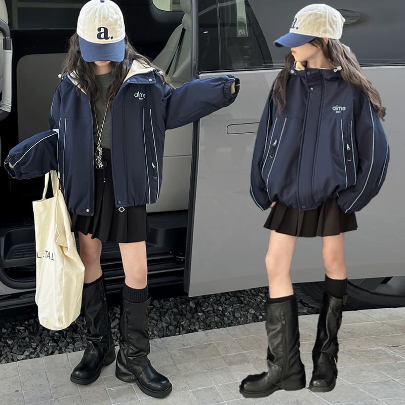 SHIBU A05 Composite Утолщенный Ветровка Изображение Kids Утеплённые Куртки - изображение 5