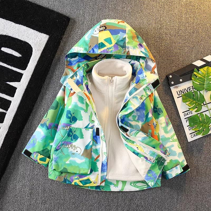SHIBU 23c35 Green Kids Туристическая одежда - изображение 4