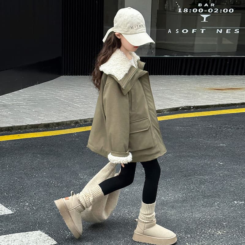 SHIBU 202 Армейский зеленый Kids Утеплённые куртки - изображение 4