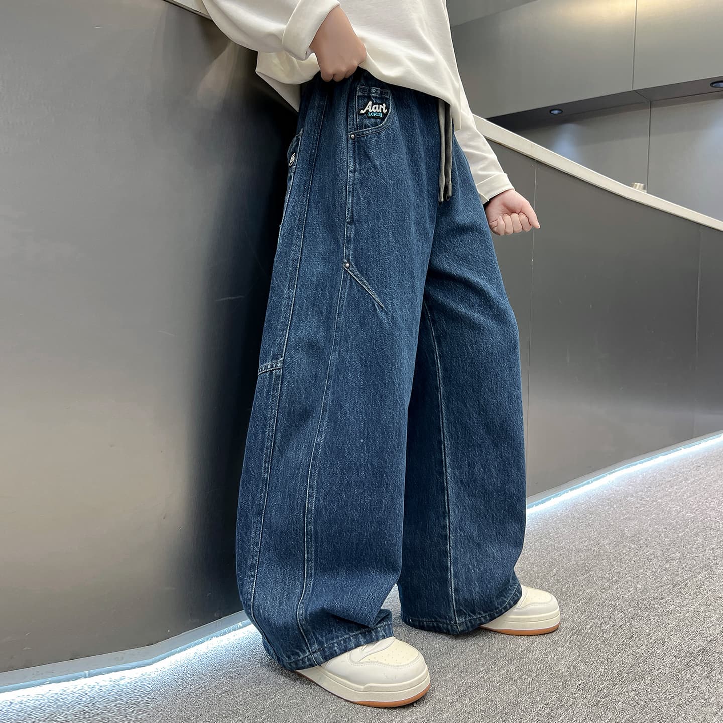 SHIBU HF7871 Blue Kids Jeans - изображение 3