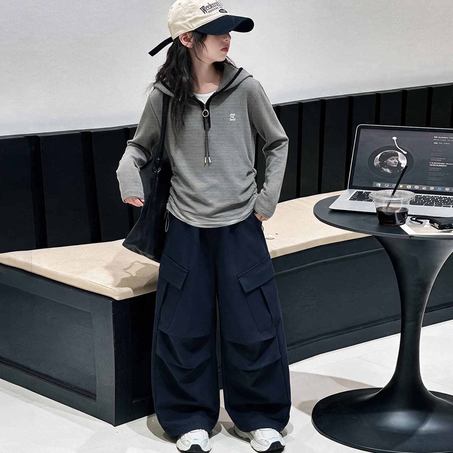 SHIBU 776251 Топ+Штаны Kids Повседневный Спортивный Костюм Комплекты - изображение 4
