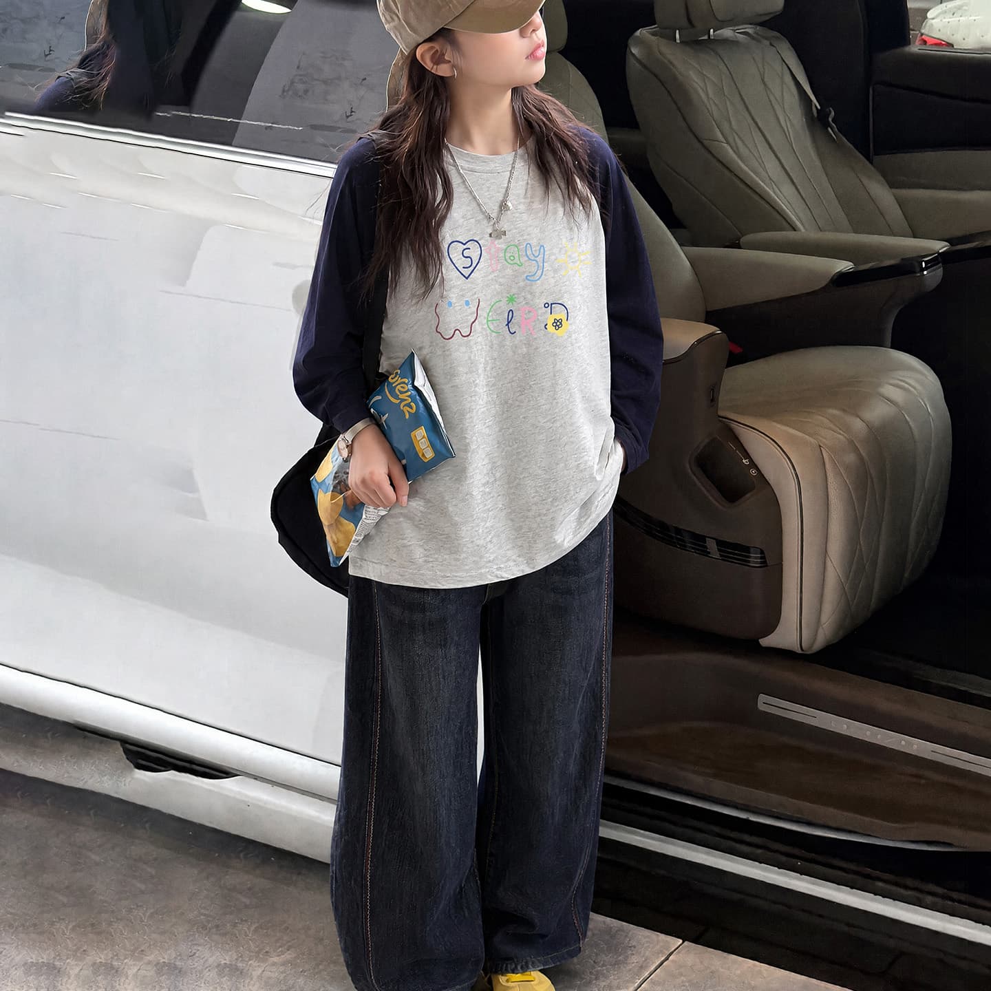 SHIBU 99955 Топ+Штаны Kids Повседневный Спортивный Костюм Комплекты - изображение 2